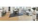 Open living space with hardwood floors and city views at 2910 W Barcelona St # 1901, Tampa, FL 33629