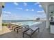 Relax by the resort-style rooftop pool with water views at 2910 W Barcelona St # 1901, Tampa, FL 33629
