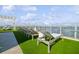 Luxurious rooftop terrace with lounge chairs at 2910 W Barcelona St # 1901, Tampa, FL 33629