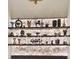 Built-in shelving displays decorative items at 2910 W Barcelona St # 1901, Tampa, FL 33629