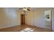 Bedroom with wood floors and adjacent bathroom access at 3600 63Rd N Way, St Petersburg, FL 33710