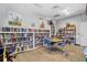 Community library with ample seating and books at 5005 Lily Street N Pl, Pinellas Park, FL 33782