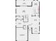 First floor plan showcasing great room, kitchen, and two-car garage at 5136 Slate Hue Pl, Apollo Beach, FL 33572
