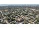 Aerial view showcasing the neighborhood's landscape and location near the water at 5413 15Th S Ave, Gulfport, FL 33707