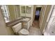 Clean bathroom with toilet and dual sinks at 6013 Catlin Dr, Tampa, FL 33647