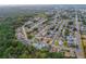 Aerial view showing home's location in a residential neighborhood at 6321 Staunton Dr, Holiday, FL 34690