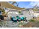 Relaxing backyard oasis with patio furniture under shade sail at 1558 13Th S St, St Petersburg, FL 33705