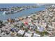 Aerial view of property and surrounding area at 464 87Th Ave, St Pete Beach, FL 33706