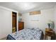 Guest bedroom with a double bed and ample closet space at 5212 Betmar Dr, Zephyrhills, FL 33542