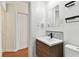 Stylish bathroom with floating vanity and mosaic tile at 2230 6Th N Ave, St Petersburg, FL 33713