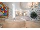 Bathroom boasts a large soaking tub and double vanity at 3 Seaside Ln # 601, Belleair, FL 33756