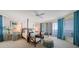 Bright bedroom with a comfortable bed and water views at 3 Seaside Ln # 601, Belleair, FL 33756