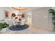 Elegant dining area showcases stylish décor and adjacent doorway, seamlessly connecting the space at 3 Seaside Ln # 601, Belleair, FL 33756