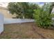 Fenced backyard with fire pit at 4511 Helena Ne St, St Petersburg, FL 33703