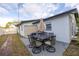 Outdoor patio with table and chairs at 4511 Helena Ne St, St Petersburg, FL 33703