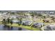 Aerial view of a residential neighborhood at 5556 Sabal Trace Dr, North Port, FL 34287