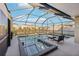Relaxing pool and spa with screened enclosure, perfect for outdoor entertaining at 5808 Calla Lilly Dr, Sarasota, FL 34232