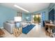Bright living room with sectional sofa, and access to balcony at 6006 Gulf Dr # 207, Holmes Beach, FL 34217