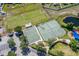 Community tennis and basketball courts at 11412 Coconut Island Dr, Riverview, FL 33569