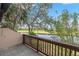 Private balcony overlooking a serene lake and golf course at 1328 Pelican Creek Xing # D, St Petersburg, FL 33707