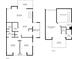 Two-story floor plan showing bedrooms, kitchen, living room and balconies at 1328 Pelican Creek Xing # D, St Petersburg, FL 33707