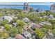 Expansive aerial view of property showing waterfront access and surrounding neighborhood at 1412 S Moody Ave # A, Tampa, FL 33629