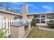 Built-in BBQ station with tiled countertop in backyard at 289 Rafael Ne Blvd, St Petersburg, FL 33704