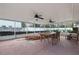Screened porch with wood table and chairs, needs some work at 289 Rafael Ne Blvd, St Petersburg, FL 33704