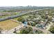An aerial view of a home near a highway and downtown Tampa at 3006 E Columbus Dr, Tampa, FL 33605