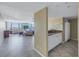 View of kitchen and living room, showing open concept floor plan at 6372 Palma Del Mar S Blvd # 505, St Petersburg, FL 33715