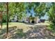 Expansive backyard with trees, a patio, and plenty of space for recreation at 6524 14Th N St, St Petersburg, FL 33702