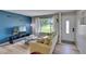 Relaxing living space featuring a large window with lots of natural light at 6524 14Th N St, St Petersburg, FL 33702