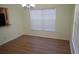 Simple dining room featuring large windows and a chandelier at 9426 Charlesberg Dr, Tampa, FL 33635