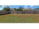Fenced backyard providing a secure and private outdoor space with potential for landscaping and recreation at 1722 St Croix Dr, Clearwater, FL 33759