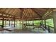 Covered picnic area with picnic tables, offering a comfortable spot for outdoor gatherings and relaxation at 1722 St Croix Dr, Clearwater, FL 33759