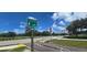 Entrance to Ream Wilson Clearwater Trail, marked with signage for pedestrians and cyclists, enhancing community connectivity at 1722 St Croix Dr, Clearwater, FL 33759
