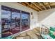 Balcony with waterfront views and sliding glass doors at 637 Pinellas Bayway S # 111, St Petersburg, FL 33715