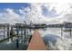Private boat dock with lift and access to the canal at 637 Pinellas Bayway S # 111, St Petersburg, FL 33715