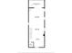 First-floor layout showcasing the living room, dining area, kitchen, bathroom, and screened balcony at 637 Pinellas Bayway S # 111, St Petersburg, FL 33715