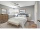 Relaxing main bedroom with a comfortable bed and stylish decor at 6923 Stonesthrow N Cir # 4105, St Petersburg, FL 33710