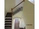 View of a staircase leading to the second floor of a home at 7423 Pulteney Dr, Zephyrhills, FL 33545