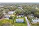 Aerial view of a single-Gathering home with a fenced yard at 7513 E 23Rd Ave, Tampa, FL 33619