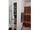 Bathroom area and the towel rack for storage at 10319 Boyette Creek Blvd, Riverview, FL 33569