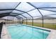 Relaxing screened pool and spa with fenced backyard at 16615 Parker River St, Wimauma, FL 33598