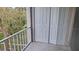 Small condo balcony overlooking green space at 2625 State Road 590 # 622, Clearwater, FL 33759