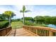 Community dock access from the bridge over the waterway at 504 S Florida Ave # 212, Tarpon Springs, FL 34689