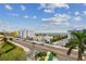 View of the beach and ocean from the balcony of the condo at 11605 Gulf Blvd # 501, Treasure Island, FL 33706