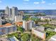 High-rise building marked amid other buildings, baseball field, and water at 199 Dali Blvd # 302, St Petersburg, FL 33701