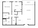 Two-bedroom, two-bathroom condo floor plan with balcony at 199 Dali Blvd # 302, St Petersburg, FL 33701