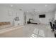 Spacious bedroom with a bed, daybed, and sliding glass doors at 4603 Overlook Ne Dr, St Petersburg, FL 33703